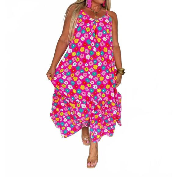 BLAKELEY Dresses & Skirts - NEW BLAKELEY summer days nova maxi dress in hot pink